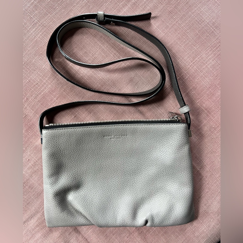Marc Jacobs Gray Leather Crossbody Bag